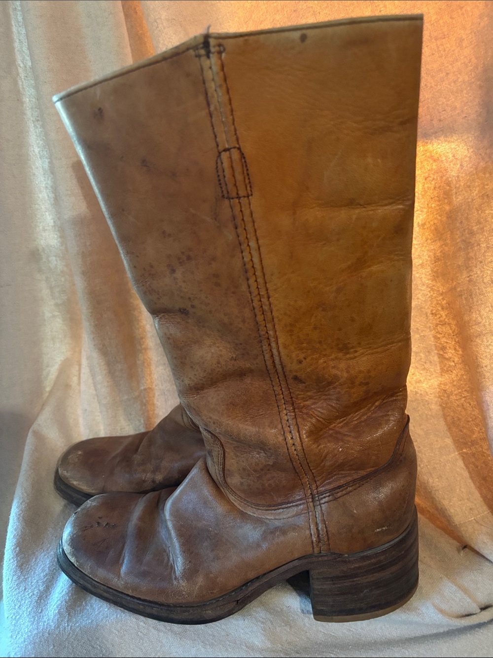 Frye?? Vintage Classic Saddle Leather Pull-On Riding Boots
